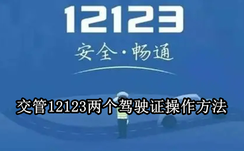 《交管12123》如何绑定两个驾驶证