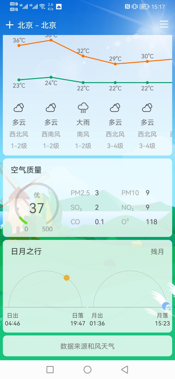 鼎鼎天气截图(2)