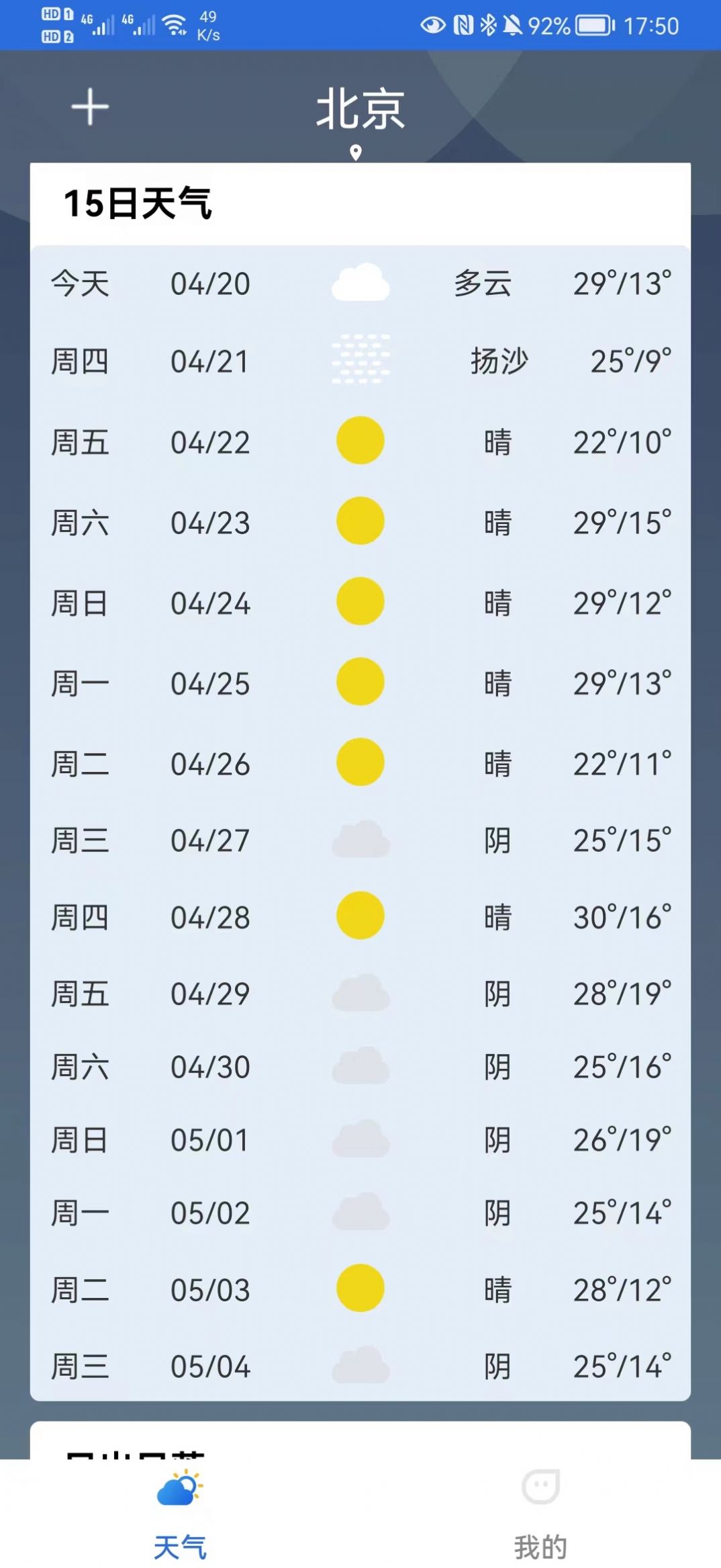 福瑞天气截图(3)