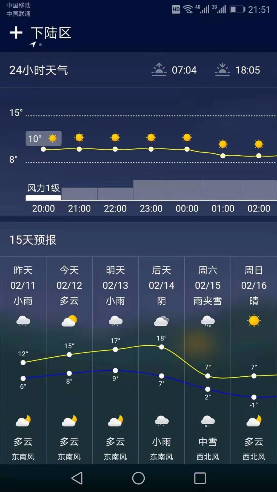 水母天气预报截图(2)