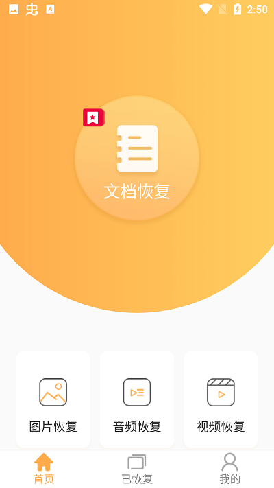 文档恢复大师截图(1)