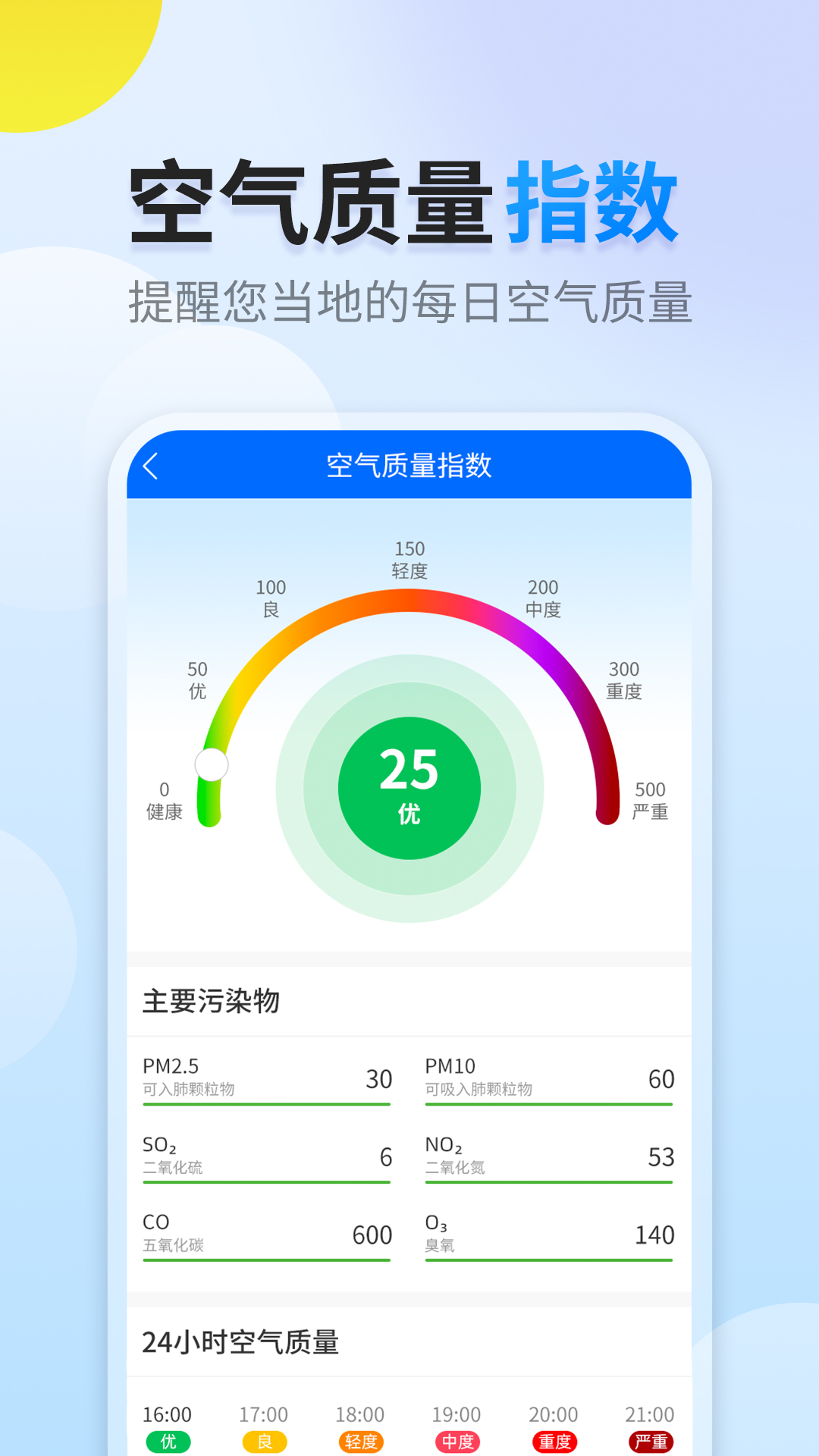 阳阳天气无广告版截图(1)